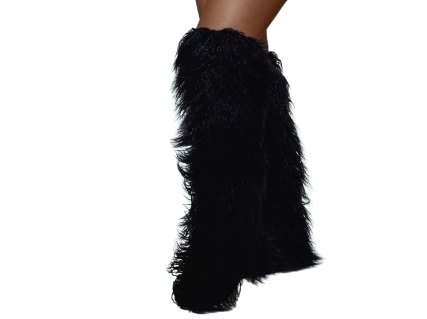Mongolian Fur Boots (Knee high)