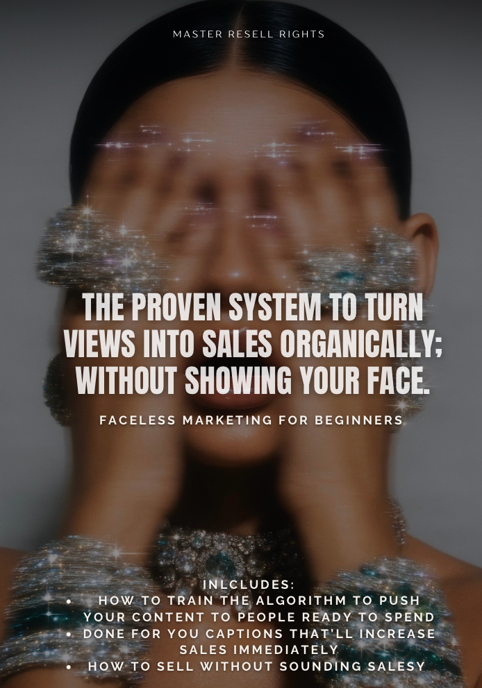 Secret Strategies to Launch a Faceless Page in 7 days That Pays You! (RESELLABLE)