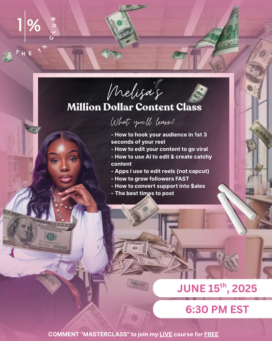 Million Dollar Content Course