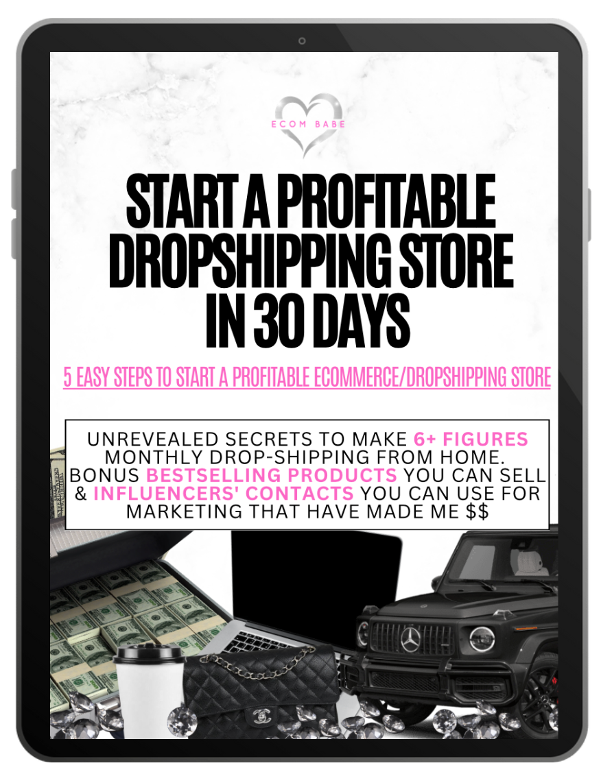 Dropshipping For Beginners-- Grow your store from scratch without shipping or promoting yourself in 30 days!