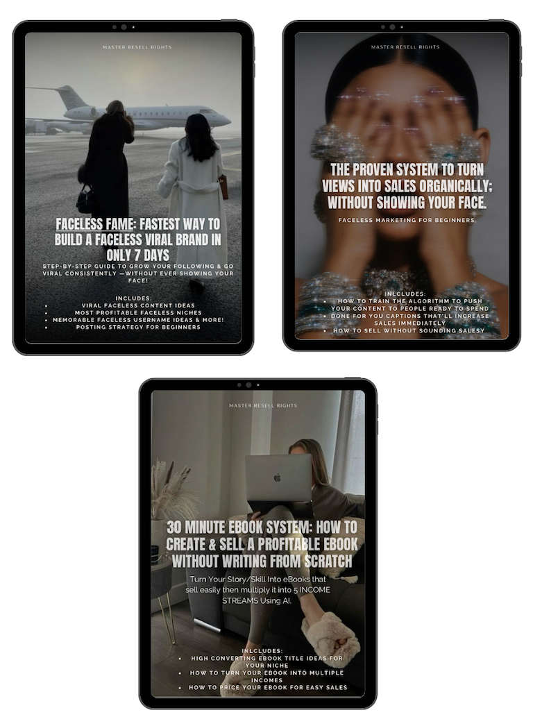 Launch A Viral Faceless Page In 60 Mins — That Actually Pays! Faceless Marketing Blueprint (RESELLABLE Done For You BUNDLE)