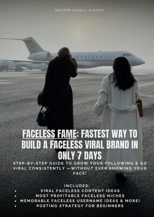 Secret Strategies to GOING VIRAL Without Showing Up (RESELLABLE)