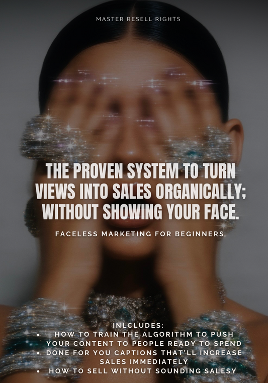 Secret Strategies to Launch a Faceless Page in 7 days That Pays You! (RESELLABLE)
